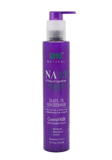 ON Natural NA13 Leave-In Conditioner – Coconut Milk & Brazilian Keratin – 8 fl oz - ANNS BEAUTY SUPPLY